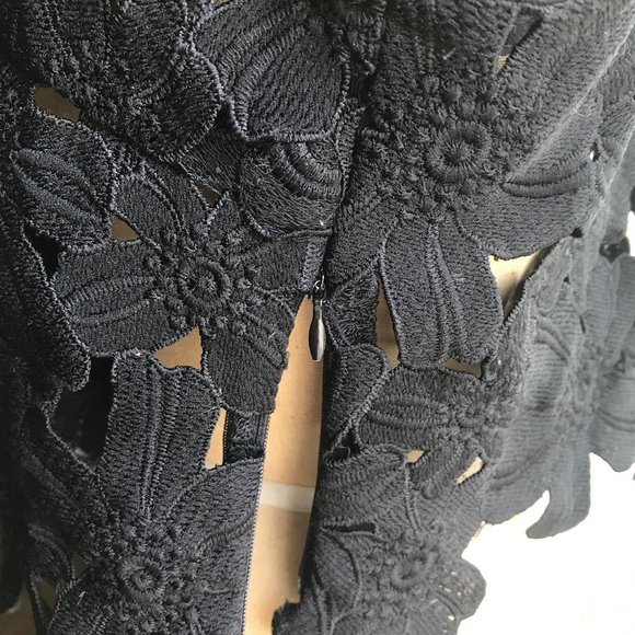 SIGNATURE 8 Black Lace Racerback Crop Top - Picture 8 of 8